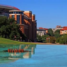 LBJ Fountain-Stadium-Tower